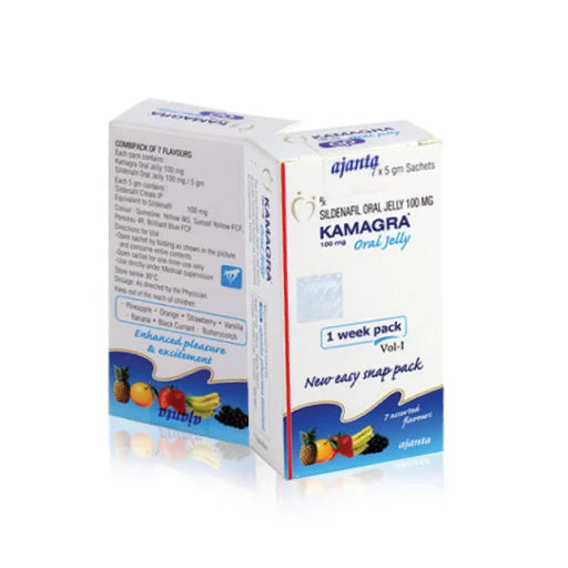 Kamagra Oral Jelly – Fast-Acting Sildenafil Oral Jelly for Men
