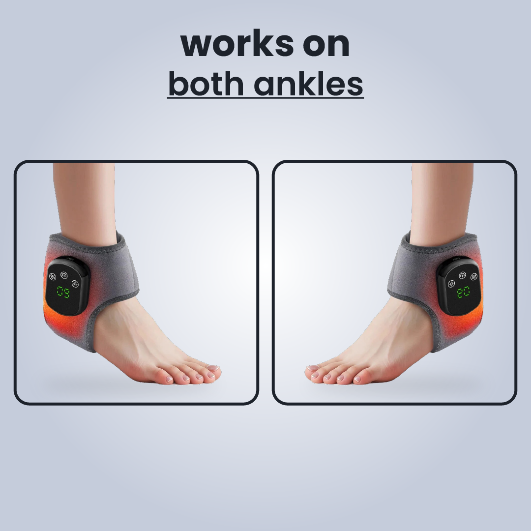 AnkleEase™ 3-in-1 Foot Massager – Heat Therapy & Vibration for Foot Pain Relief