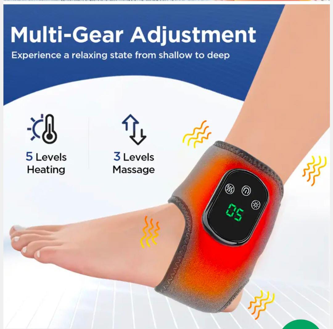 AnkleEase™ 3-in-1 Foot Massager – Heat Therapy & Vibration for Foot Pain Relief