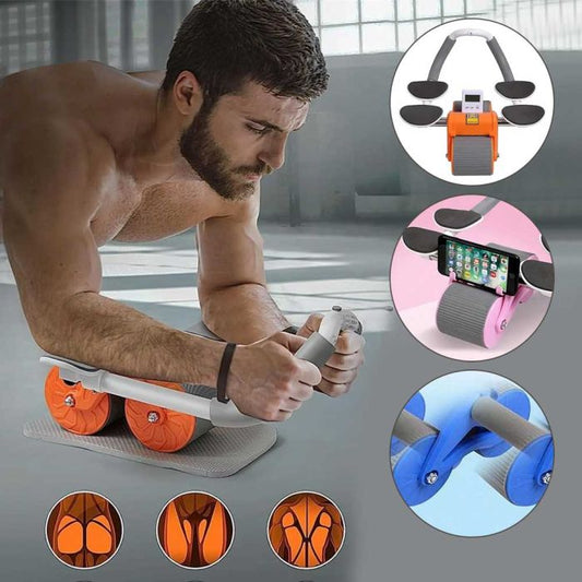 Smart Automatic Rebound Abdominal Wheel – Home Core Training Tool